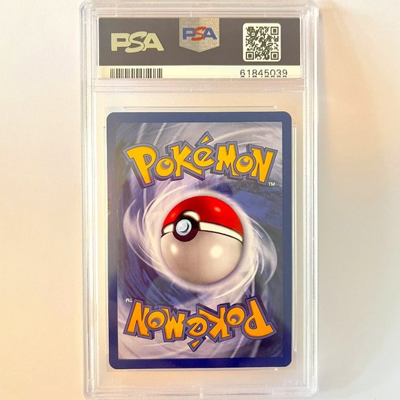 PSA 8 Grass Energie NM - MT 99/102 French Base 1st Edition 1999 Pokémon 61845039 - Picture 2 of 2